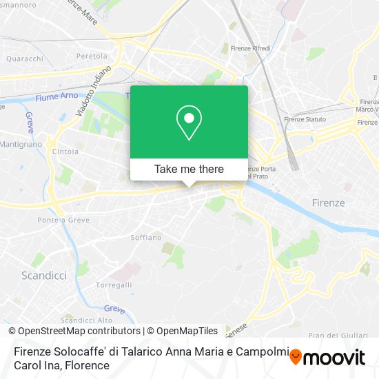Firenze Solocaffe' di Talarico Anna Maria e Campolmi Carol Ina map