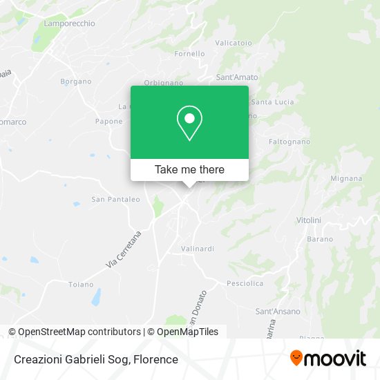 Creazioni Gabrieli Sog map