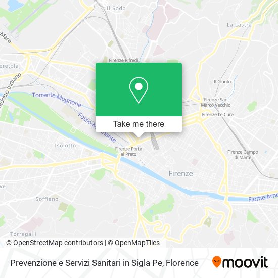 Prevenzione e Servizi Sanitari in Sigla Pe map