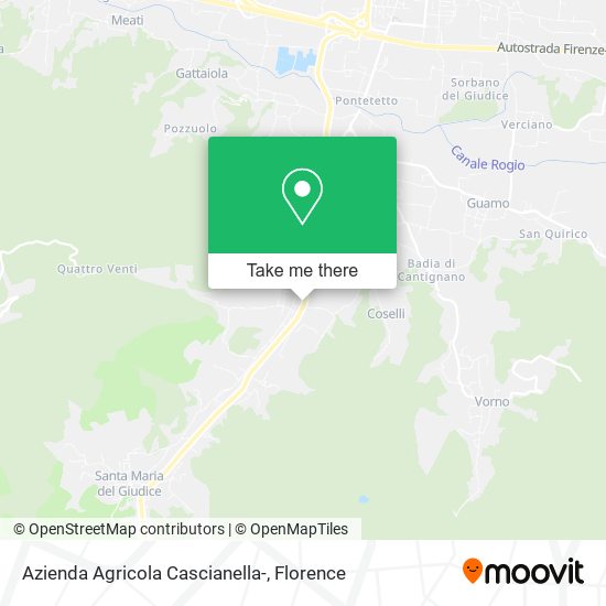 Azienda Agricola Cascianella- map