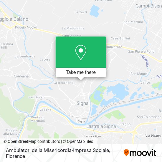 Ambulatori della Misericordia-Impresa Sociale map