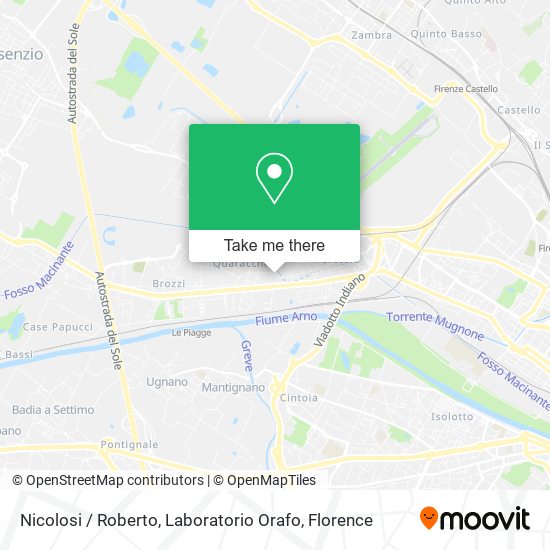 Nicolosi / Roberto, Laboratorio Orafo map