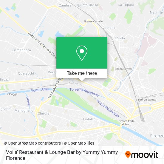 Voila' Restaurant & Lounge Bar by Yummy Yummy map