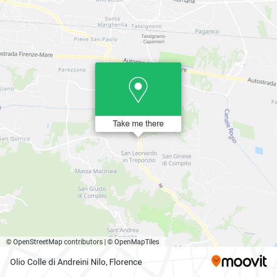 Olio Colle di Andreini Nilo map