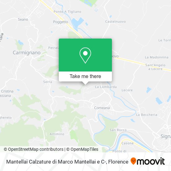 Mantellai Calzature di Marco Mantellai e C- map