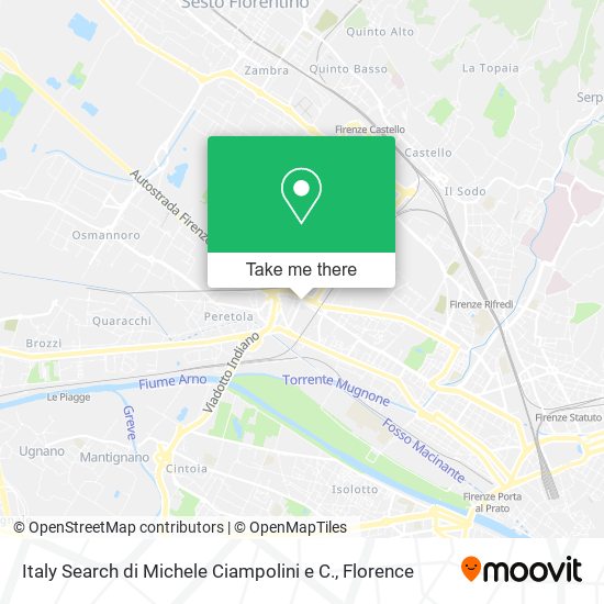 Italy Search di Michele Ciampolini e C. map