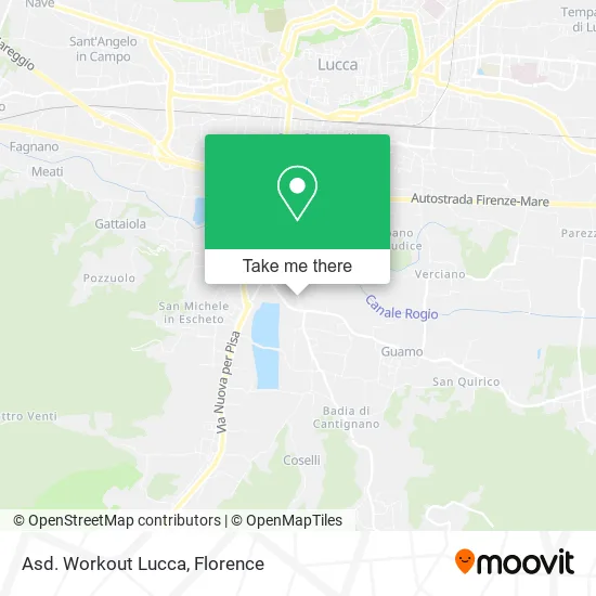 Asd. Workout Lucca map