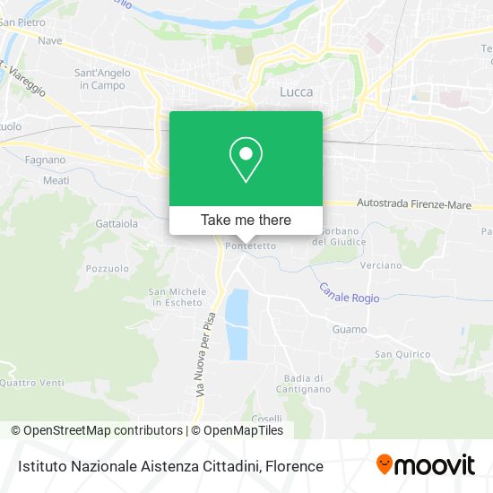 Istituto Nazionale Aistenza Cittadini map