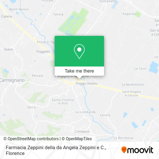 Farmacia Zeppini della da Angela Zeppini e C. map