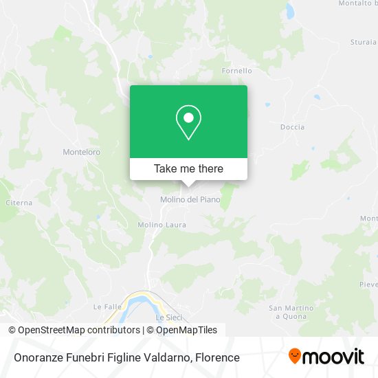Onoranze Funebri Figline Valdarno map