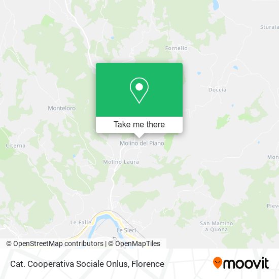Cat. Cooperativa Sociale Onlus map