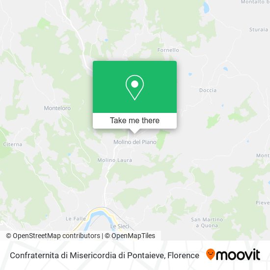 Confraternita di Misericordia di Pontaieve map