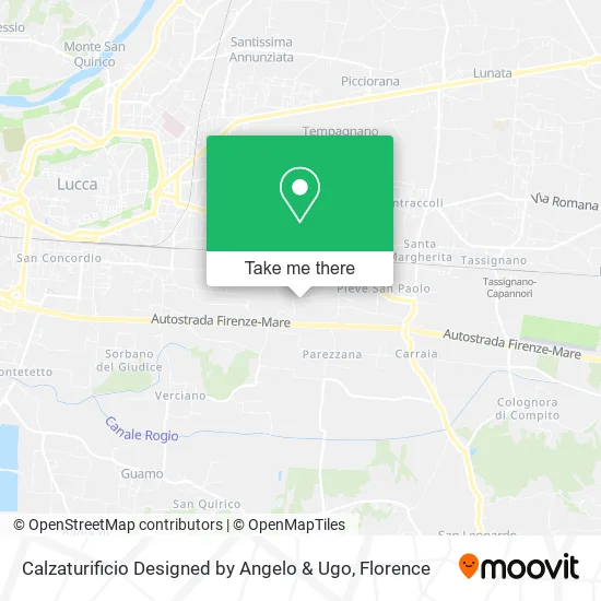 Calzaturificio Designed by Angelo & Ugo map