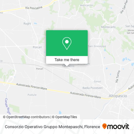 Consorzio Operativo Gruppo Montepaschi map