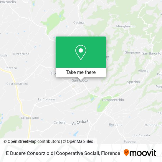 E Ducere Consorzio di Cooperative Sociali map