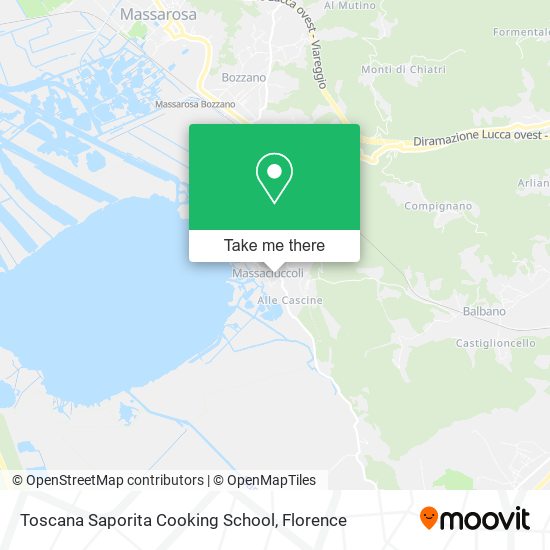 Toscana Saporita Cooking School map