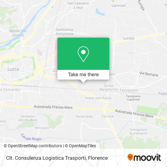 Clt. Consulenza Logistica Trasporti map