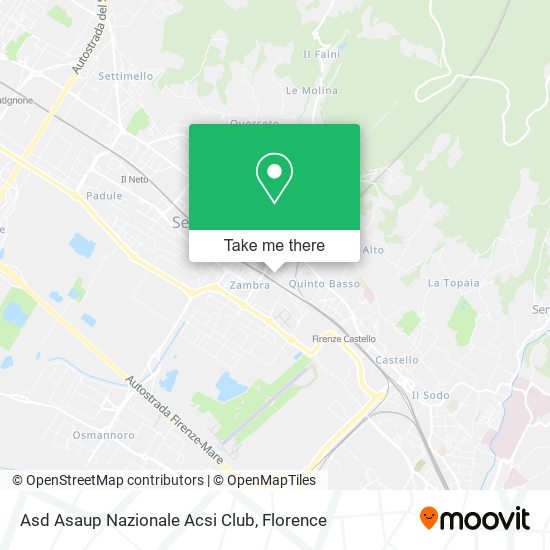 Asd Asaup Nazionale Acsi Club map