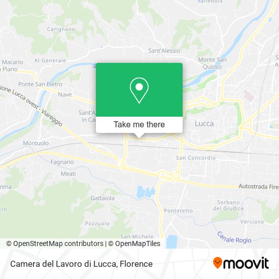 Camera del Lavoro di Lucca map