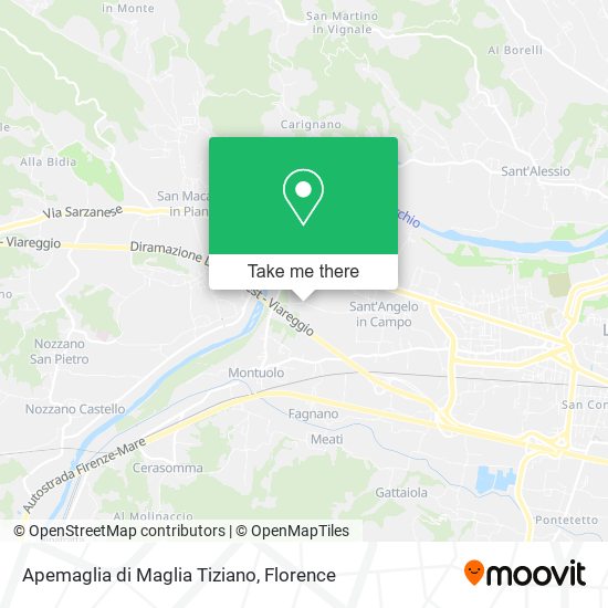 Apemaglia di Maglia Tiziano map