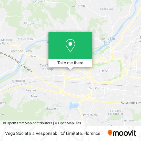 Vega Societa' a Responsabilita' Limitata map