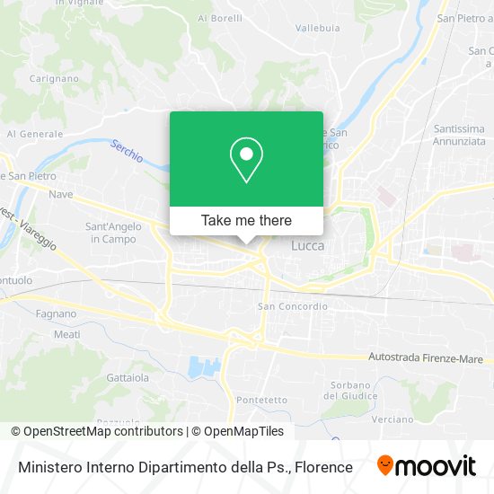 Ministero Interno Dipartimento della Ps. map