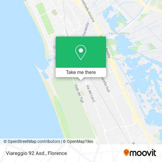 Viareggio 92 Asd. map