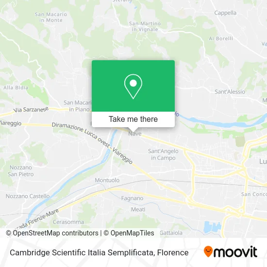 Cambridge Scientific Italia Semplificata map