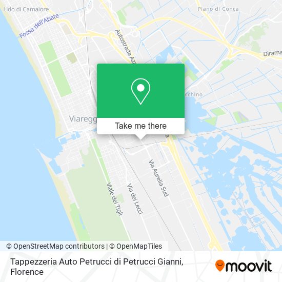 Tappezzeria Auto Petrucci di Petrucci Gianni map
