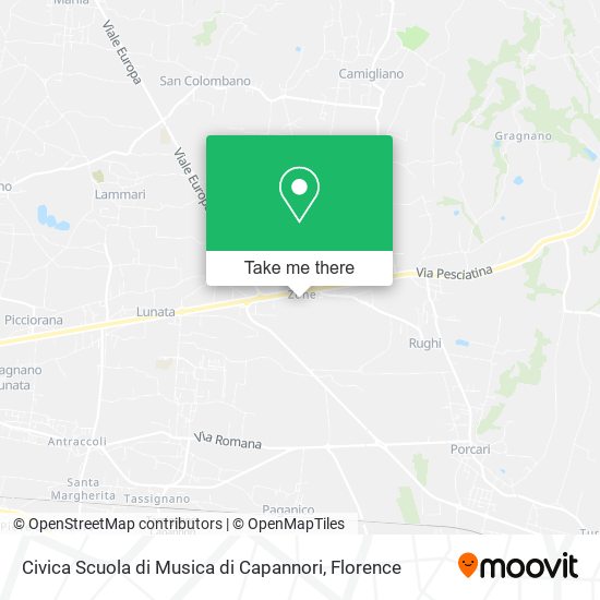 Civica Scuola di Musica di Capannori map