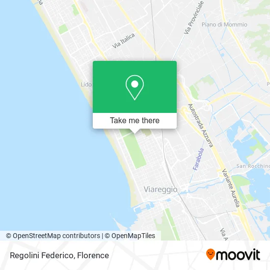 Regolini Federico map