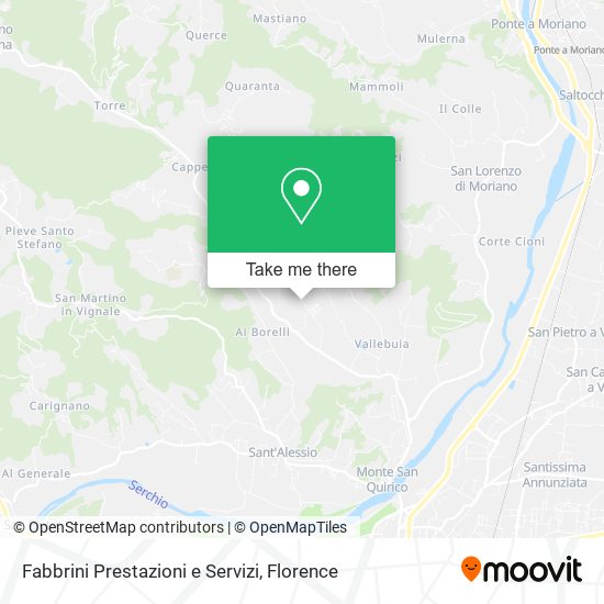 Fabbrini Prestazioni e Servizi map