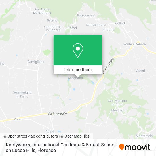 Kiddywinks, International Childcare & Forest School on Lucca Hills map