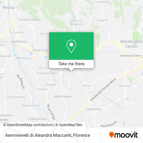 Aemmeweb di Aleandra Maccanti map