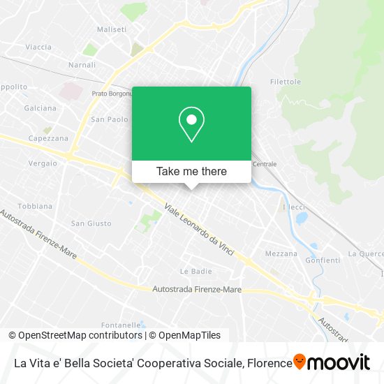 La Vita e' Bella Societa' Cooperativa Sociale map