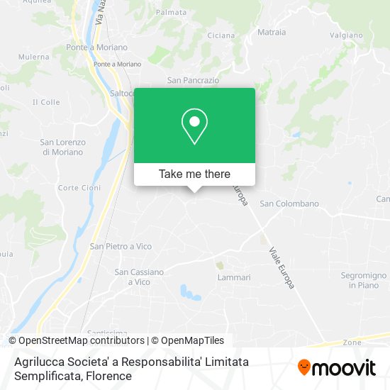 Agrilucca Societa' a Responsabilita' Limitata Semplificata map