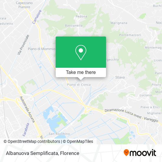 Albanuova Semplificata map