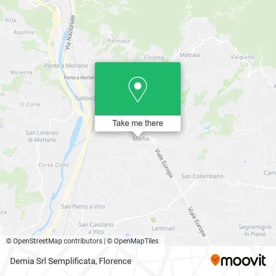 Demia Srl Semplificata map