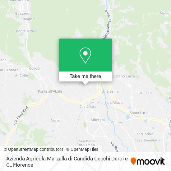 Azienda Agricola Marzalla di Candida Cecchi Dèroi e C. map