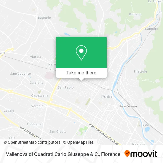 Vallenova di Quadrati Carlo Giuseppe & C. map