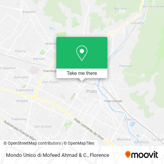 Mondo Unico di Mofeed Ahmad & C. map