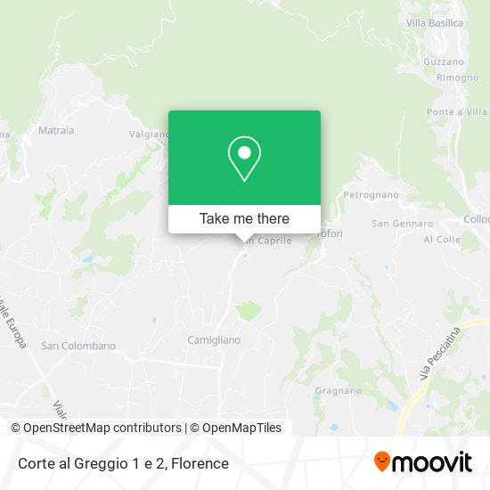 Corte al Greggio 1 e 2 map