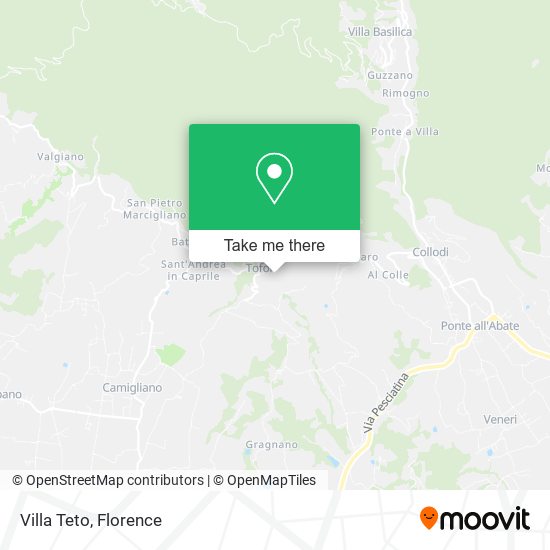 Villa Teto map