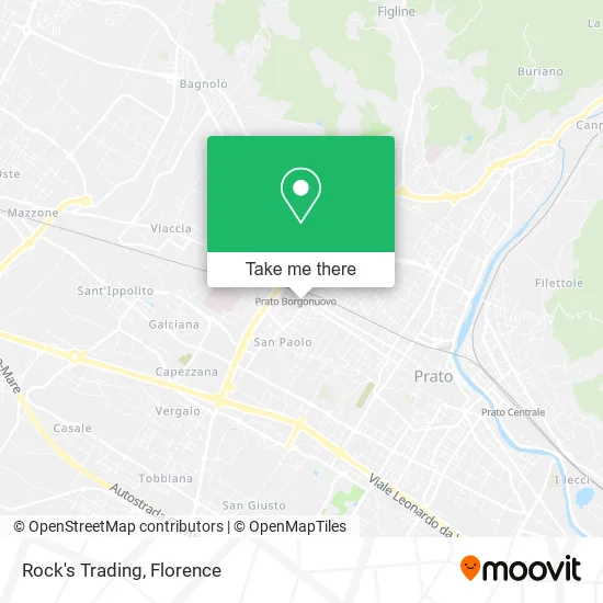 Rock's Trading map