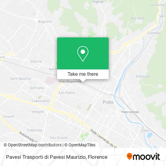 Pavesi Trasporti di Pavesi Maurizio map