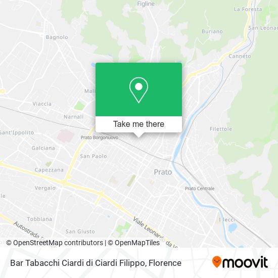 Bar Tabacchi Ciardi di Ciardi Filippo map