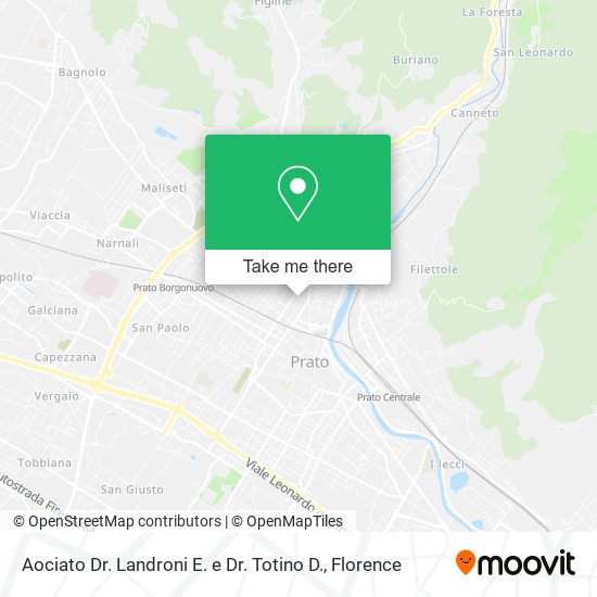 Aociato Dr. Landroni E. e Dr. Totino D. map