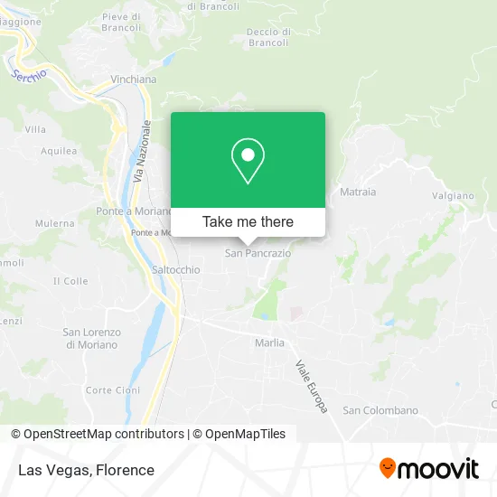 Las Vegas map
