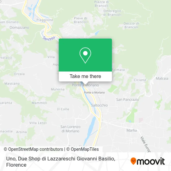 Uno, Due Shop by Giovanni Basilio Lazzareschi map