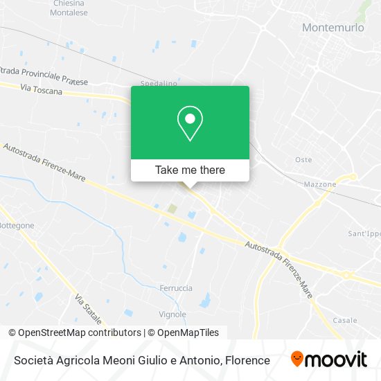 Società Agricola Meoni Giulio e Antonio map
